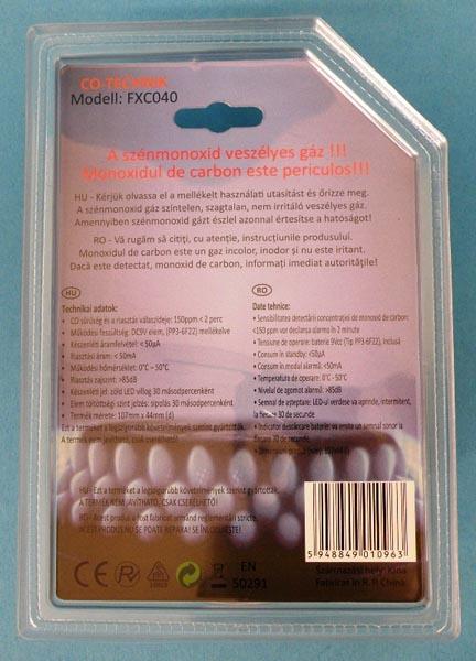 Carbon monoxide detector