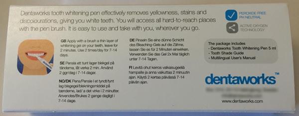 Tooth whitening gel