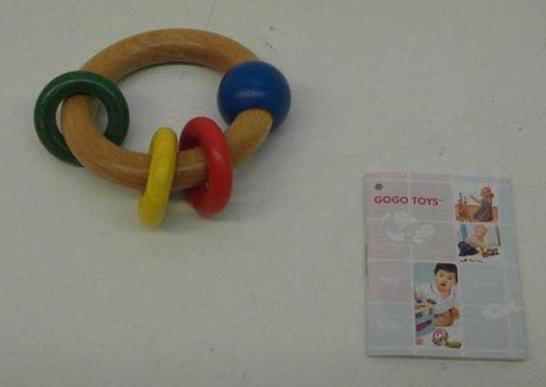 Wooden rattle