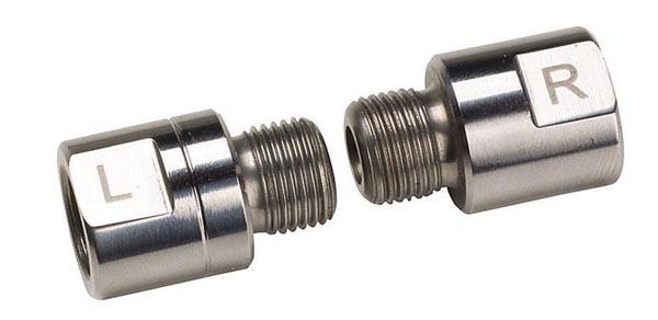 Bicycle pedal axle extender