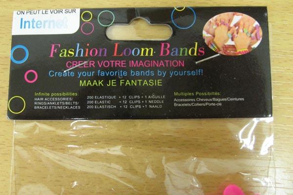 Loom band charms