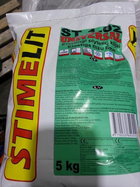 Cement based tile adhesive