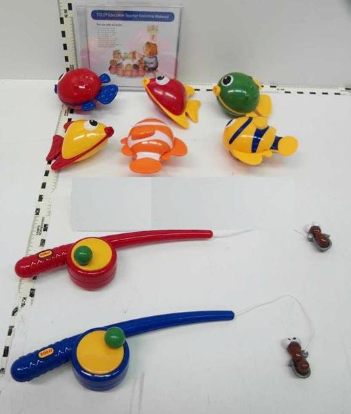 Magnetic fishing set
