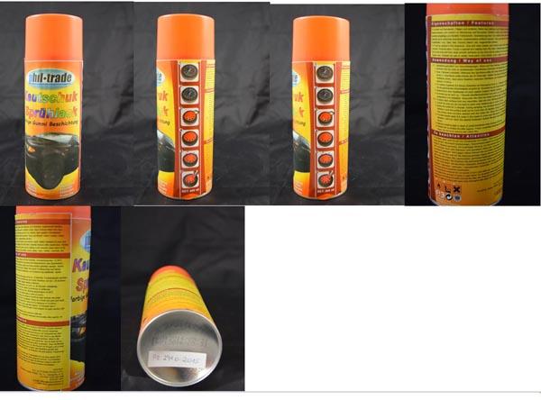 Rubber spray paint