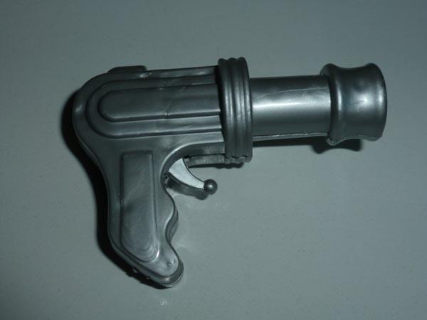 Toy pistol with laser