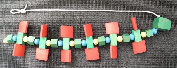 Wooden pull along toy