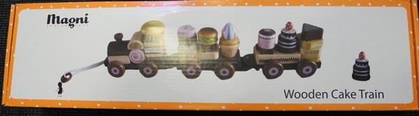 Wooden toy train