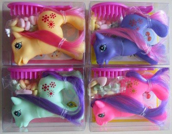Plastic toy pony