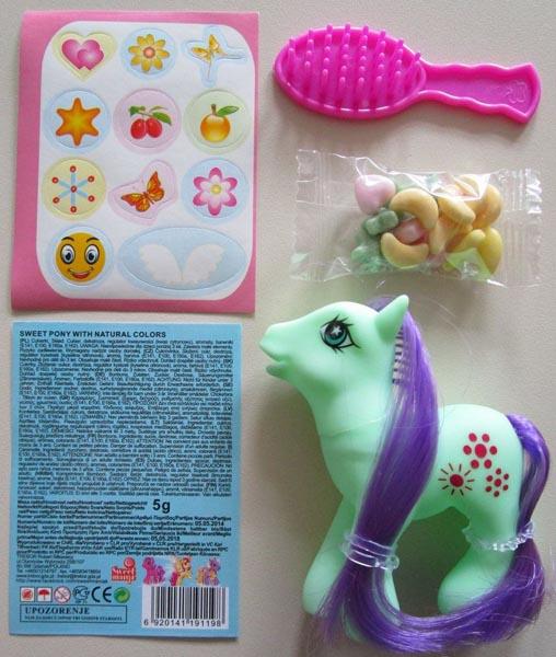 Plastic toy pony