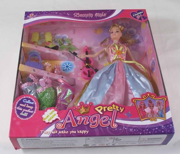 Plastic doll set