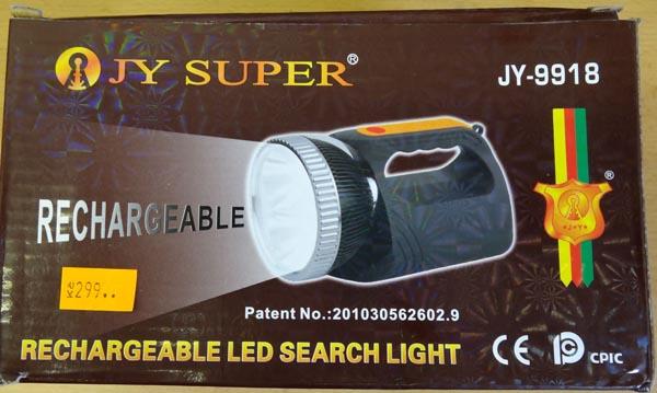 Rechargeable LED torch