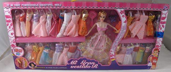 Plastic doll set