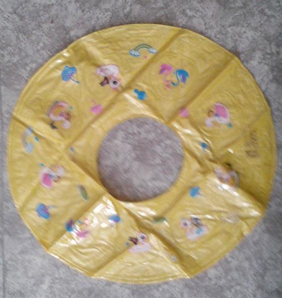 Inflatable swim-ring