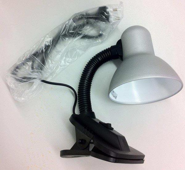 Clip-on lamp