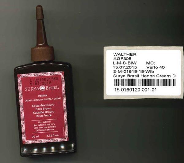 Hair colouring product