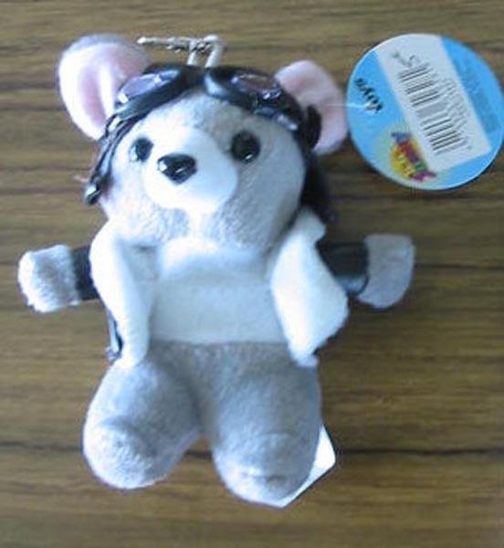Soft toy and key-ring with soft toy