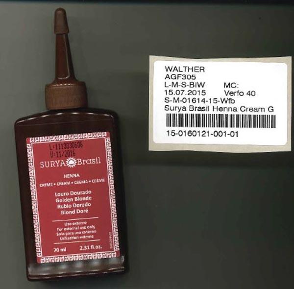Hair colouring product