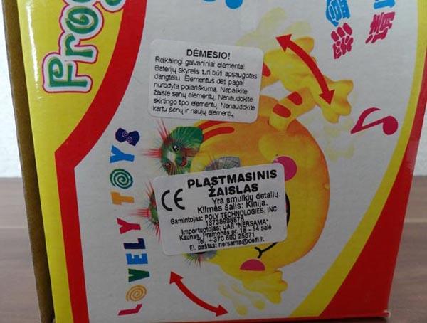 Luminous plastic toy