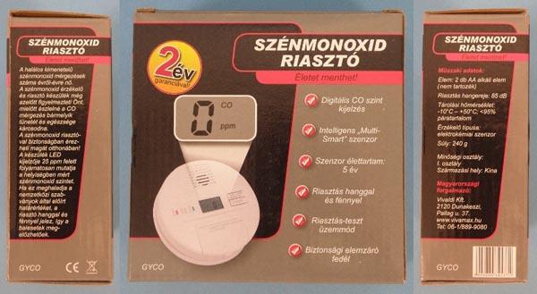 Carbon monoxide detector
