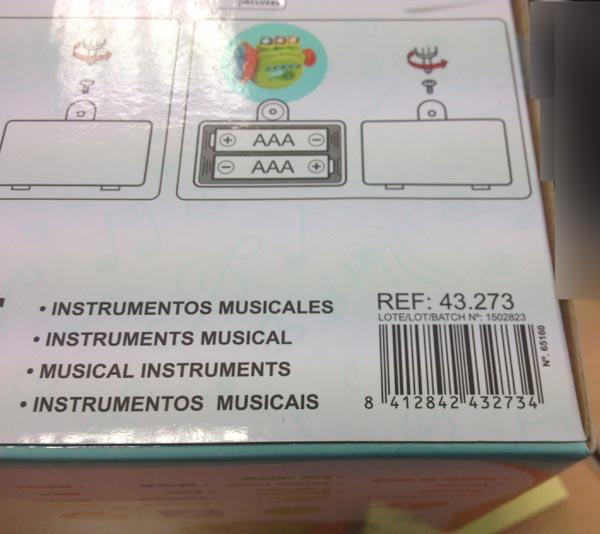 Toy musical set