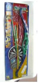 Toys with arrows with suction cups