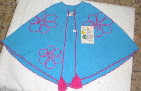 Girls' poncho