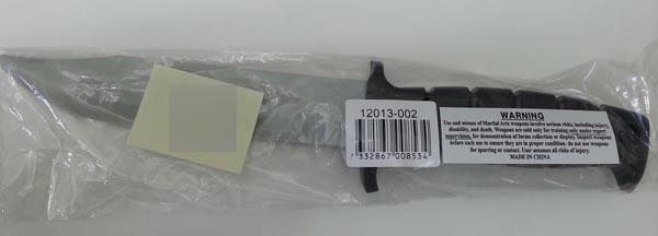 Rubber knife