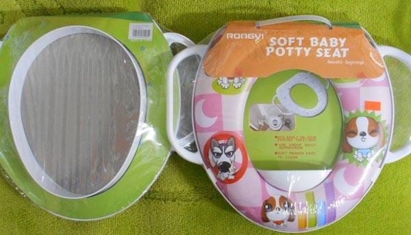 Children's plastic toilet seat