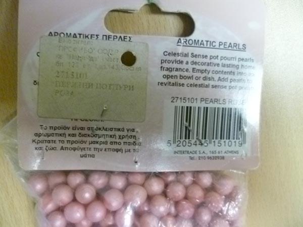 Aromatic pearls