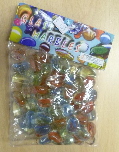 Decorative glass stones