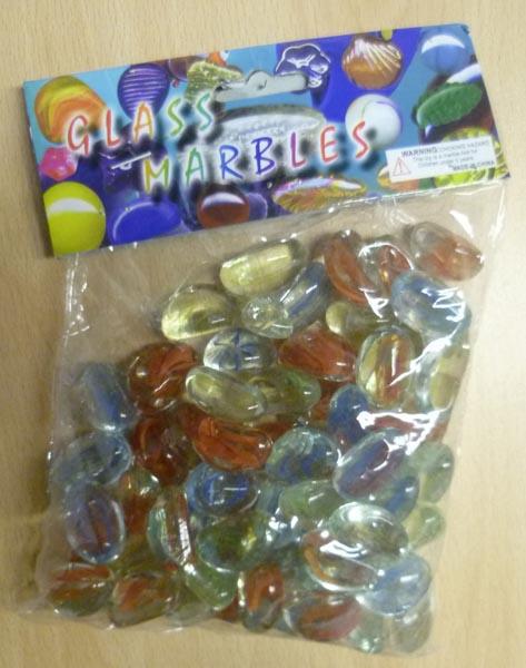 Decorative glass stones