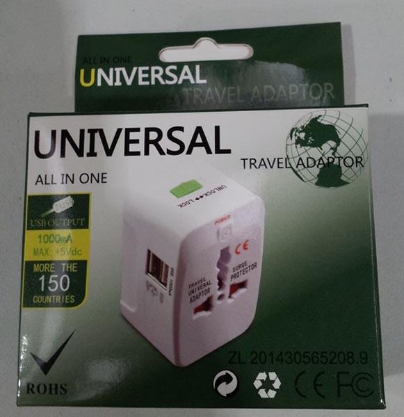 Travel plug adaptor