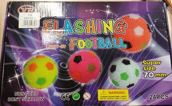 Plastic ball with spikes