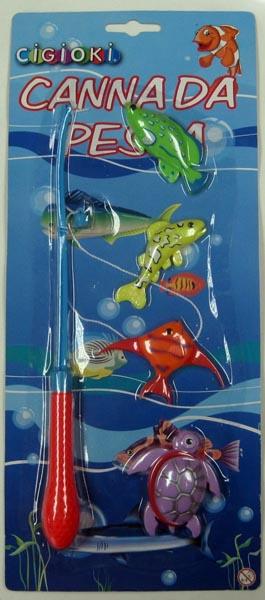 Magnetic fishing toy