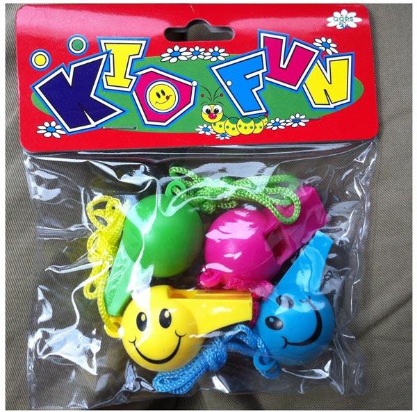 Plastic whistles