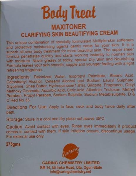 Skin lightening product