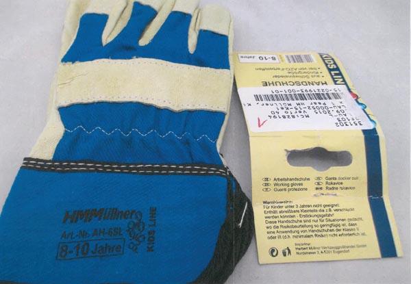 Children's work gloves