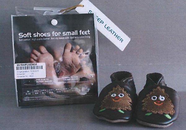 Babies' leather shoes