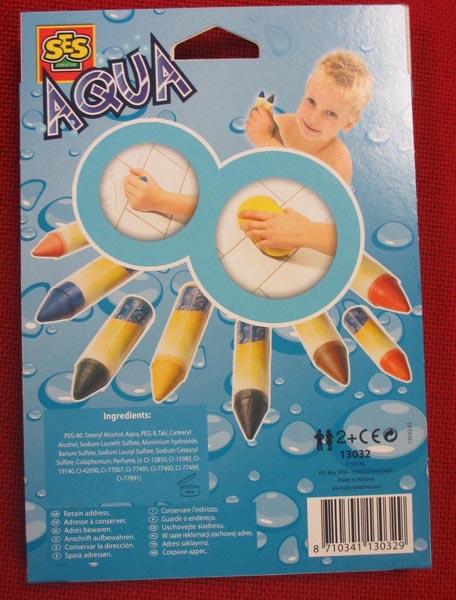 Bath colouring crayons