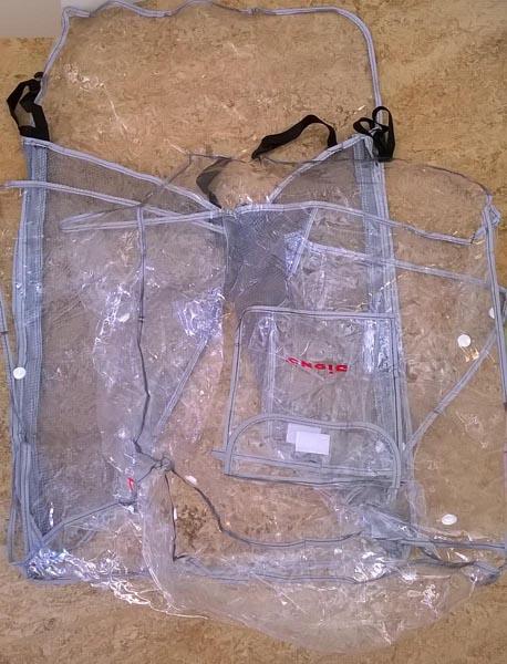 Rain cover for pushchair