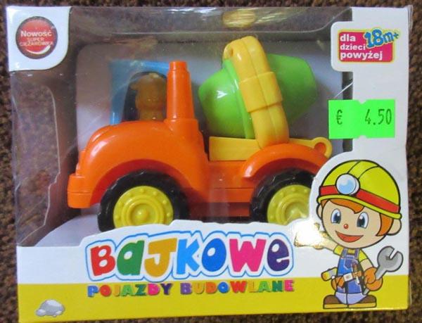Plastic toy car