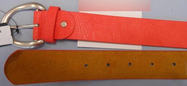 Leather belt