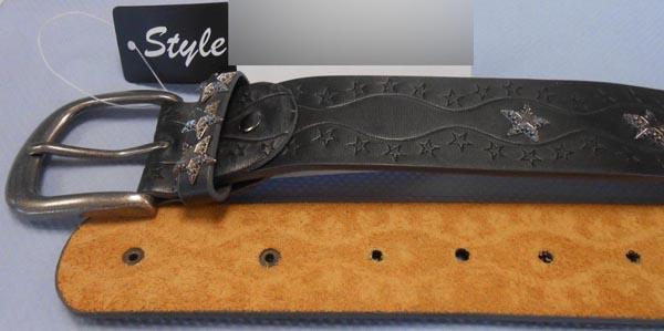 Leather belt
