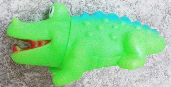 Plastic squeezable toy