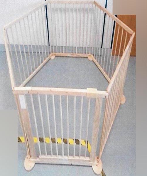 Wooden playpen