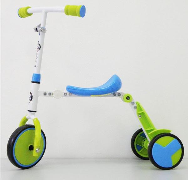 Convertible tricycle-scooter