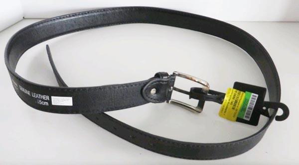 Leather belt