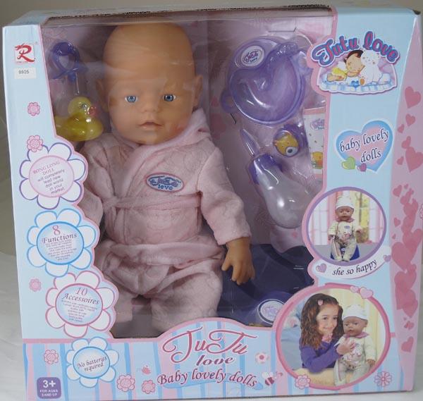Plastic doll set