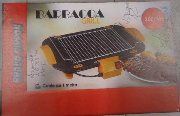 Electric barbecue grill