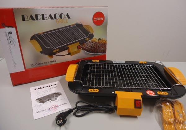 Electric barbecue grill
